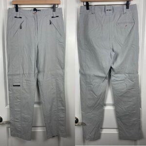 Grey Utility Cargo Pants Hiking Outdoor Pockets Jamie Sadock Size 8